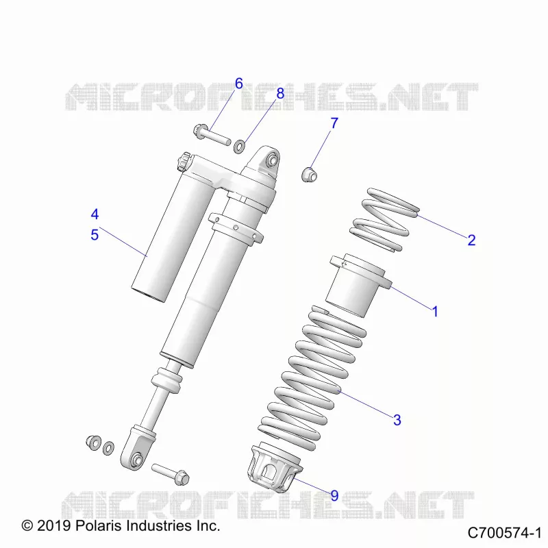 FRONT SUSPENSION SHOCK MOUNTING