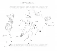 SUSPENSION, A-ARM and STREBE MOUNTING