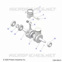 ENGINE, PISTON AND KURBELWELLE