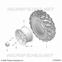 RADS, FRONT TIRE
