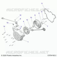 ENGINE, STATOR AND FLYRAD