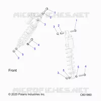 SUSPENSION, SHOCK MOUNTING, IFS