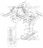 FRONT SUSPENSION AND SKI