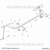 SUSPENSION, REAR STABILISATORSTANGE