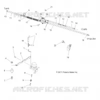 MOTOR, VERGASER MOUNTING AND TREIBSTOFF LINES