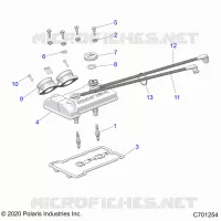 ENGINE, THROTTLE BODY AND VENTILDECKEL