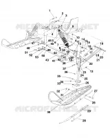 FRONT SUSPENSION AND SKI
