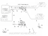 BREMSES, LINES AND MASTER CYLINDER