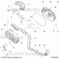 ANTRIEB, CLUTCH COVER AND DUCTING
