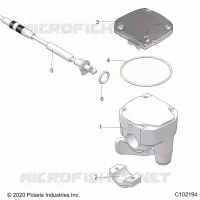 LENKUNG, CONTROLS, THROTTLE ASM. AND CABLE