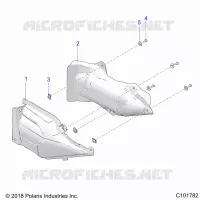 BODY, AUSPUFF COVER SHIELD