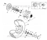 VORDERRAD ASSEMBLY 4X4 350L / W938139 (4924052405015A)
