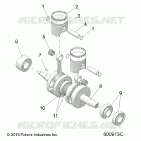 ENGINE, PISTON AND KURBELWELLE