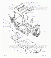 CHASSIS, MAIN FRAME AND SKID PLATES
