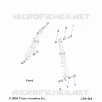 SUSPENSION, IFS SHOCK MOUNTING