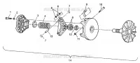 Antriebskupplung Scrambler 400 W98BC38C (4947254725B013)