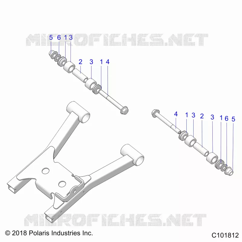 HINTERRADAUFHÃ„NGUNG A-ARM MOUNTING AND BUSHINGS