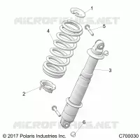 SUSPENSION, REAR SHOCK MOUNTING