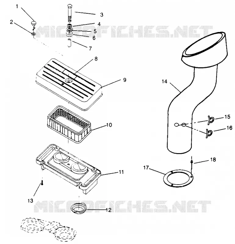 AIR VENT SL 700 B964066 AND  INTL. SL 700 I964066 (4935633563B007)