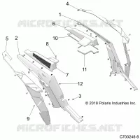 KAROSSERIE HINTEN FENDERS AND BEZELS- Z21N4M99AG (C700248-8)