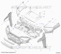 HAUBE AND FRONT FENDERS