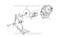 RH GETRIEBEGEHÄUSE and BREMSE MOUNTING 250  2X4