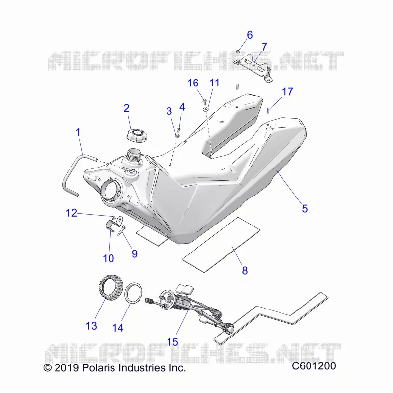 KRAFTSTOFFSYSTEM, FUEL TANK ASM.