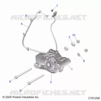 ANTRIEB, FRONT GEARCASE MOUNTING