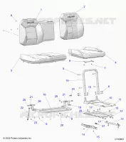 SITZ ASM. AND SLIDER