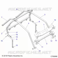 CHASSIS, CAB RAHMEN -Z23NAE99A/99B (C700998)