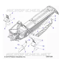 CHASSIS, CLUTCH GUARD/FOOTRESTS/RUNNING BOARDS
