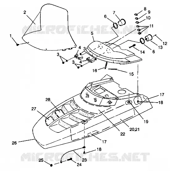 HAUBE ASSEMBLY 440 0942760 and 440 SKS 0942560 (4925072507005A)