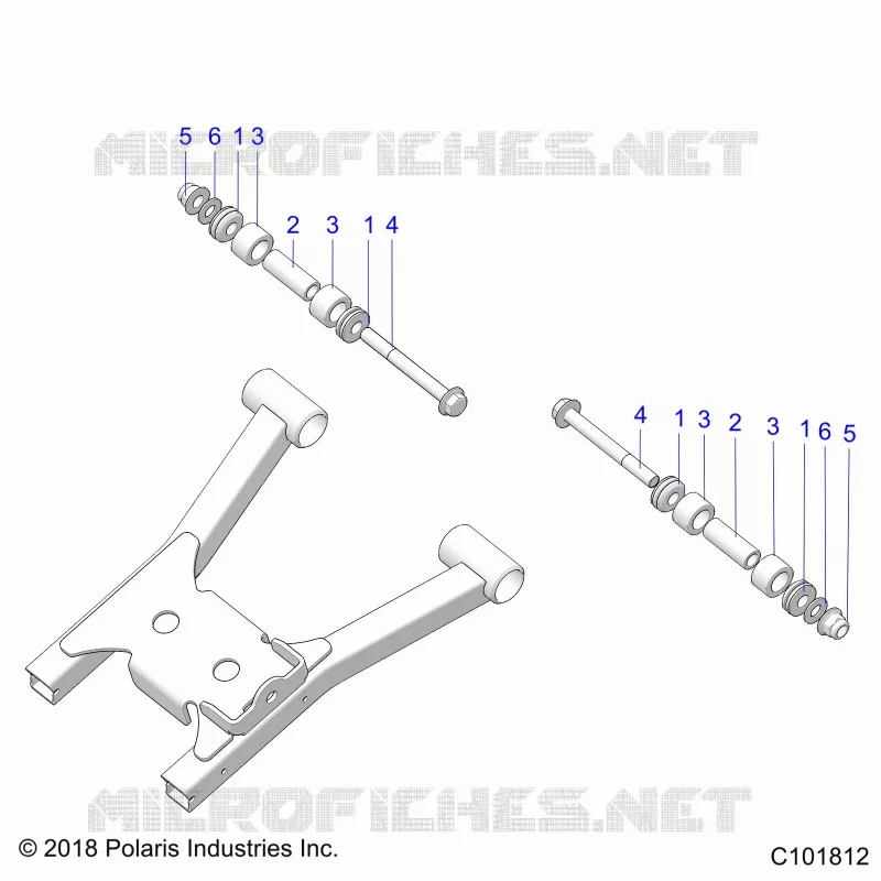 HINTERRADAUFHÃ„NGUNG A-ARM MOUNTING AND BUSHINGS