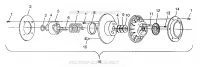angetriebene Kupplungs 700 RMK 0970966, 700 SKS 0970566, and EUROPEAN 700 SKS E97056 (4938573857C002)