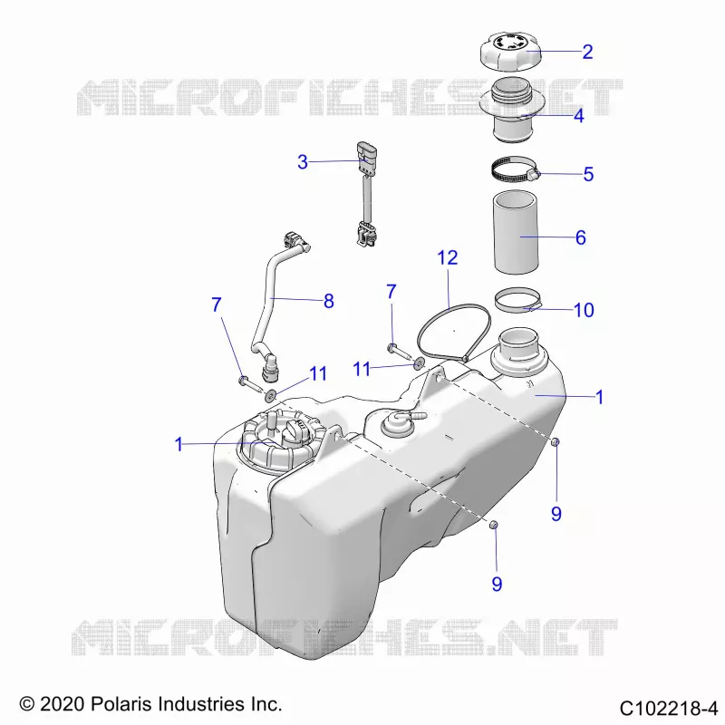 KRAFTSTOFFSYSTEM, FUEL TANK