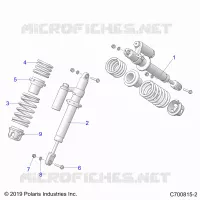 SUSPENSION, FRONT SHOCK MOUNTING