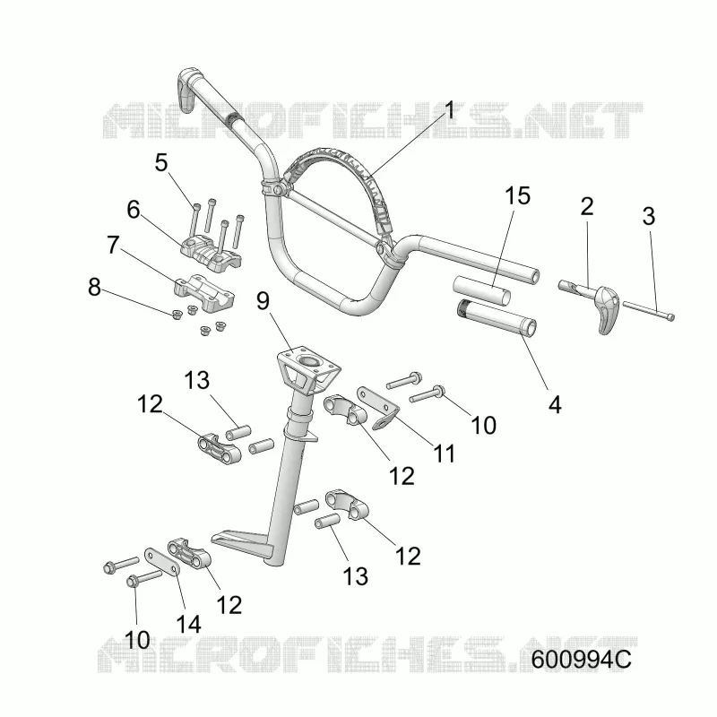STEERING, HANDLEBAR MOUNTING
