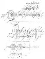 Bremse und Kettenkasten 500 and 500 Classic TO SERIAL NUMBER 1808614