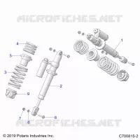 SUSPENSION, FRONT SHOCK MOUNTING