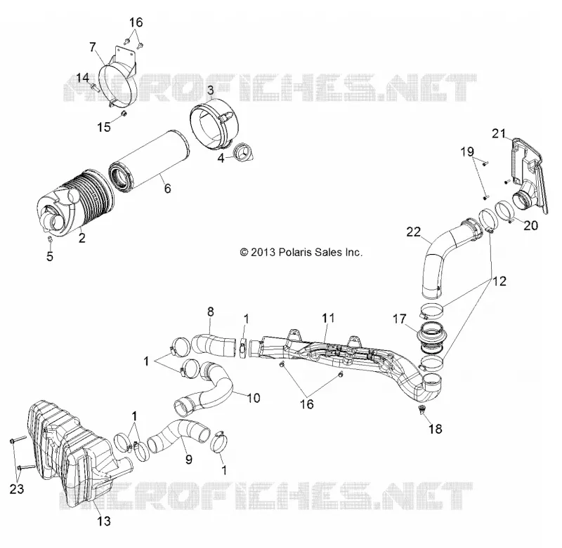 MOTOR, LUFTEINLASS SYSTEM
