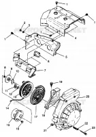 Gebläsegehäuse   RÜCKSTOSS LITE GT 0973133 and EUROPEAN LITE GT E973133 (4938253825C010)