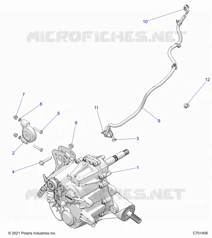 ANTRIEB, MAIN GEARCASE MOUNTING