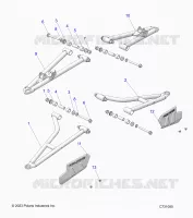 FRONT SUSPENSION CONTROL ARMS