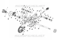 SWING ARM/HINTER GETRIEBEGEHÄUSE MOUNTING