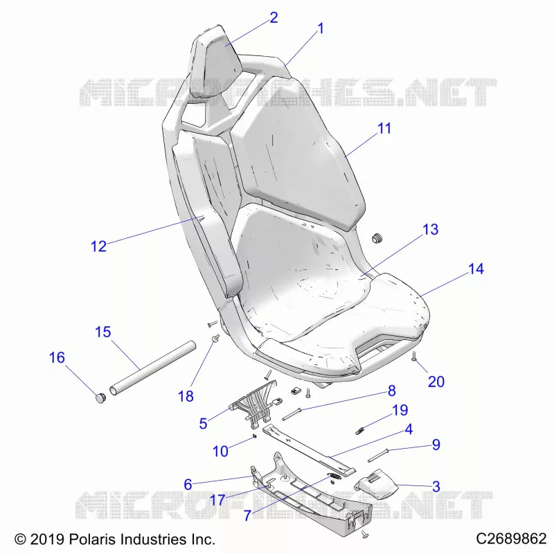 SITZ ASM.- Z24G4C92AN/BN (C2689862)