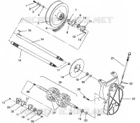 ANTRIEB ASSEMBLY TRAIL/0930761 AND  TRAIL DELUXE/0930243 (4923222322019A)
