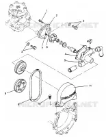 WASSERPUMPE Storm 0965782, Storm SKS 0965582,  Euro Storm E965782, Euro Stor (4931593159D003)