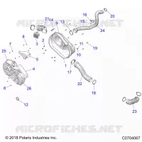 ANTRIEB, CLUTCH COVER AND DUCTING