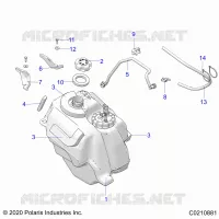 KRAFTSTOFFSYSTEM, FUEL TANK ASM.