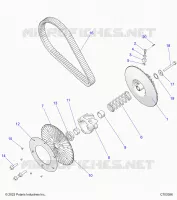 ANTRIEB, SECONDARY CLUTCH/BELT